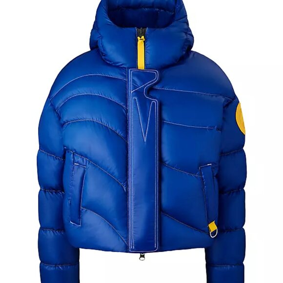 Canada Goose Pyer Moss Reversible Crop Wave Puffer XS NWT - Picture 2 of 10